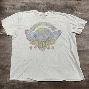 Van Halen Tour of the World 1984 Vintage T-Shirt O/S